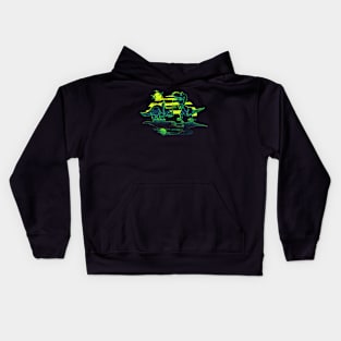 EPIC DINOSAUR BATTLE Kids Hoodie